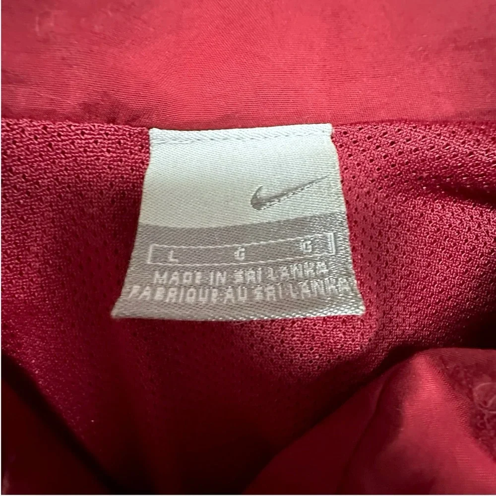 VTG Nike Windbreaker Jacket Men's Large Sooners University of Oklahoma Softshell